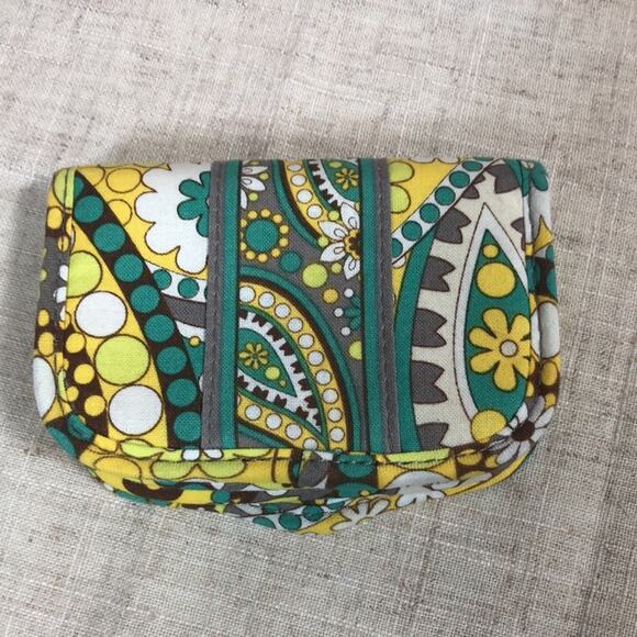 Vera Bradley Foldable ID Holder LEMON SORBET - Picture 3 of 9